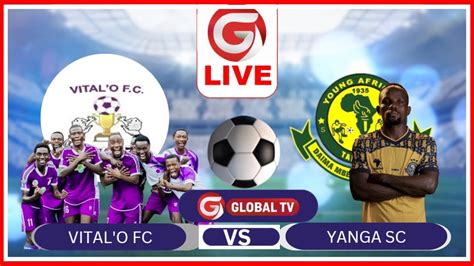 Live VITAL O FC 0 0 Vs YANGA SC CAF CHAMPIONS AZAM COMPLEX