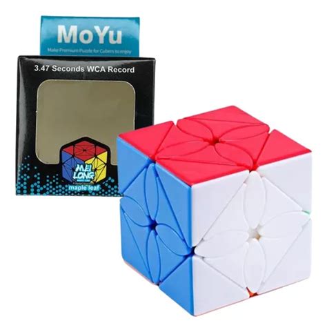 Magic Cube Cubo Magico Skewb Maple Leaf Profissional Moyu