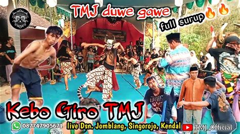 Kebo Giro TMJ Full Surup Turonggo Mudo Jomblang YouTube