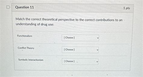 Solved Question 111 PtsMatch The Correct Theoretical Chegg