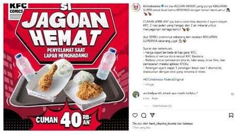 Promo Makan Hemat Berdua Di Kfc Cuma Rp 40 Ribu Ada Diskon Di Burger