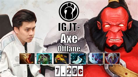 Axe Offlane IG JT CRAZY AXE WITH MANTA STYLE 7 29c Gameplay