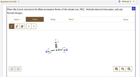 Solved Question Of Attempt Draw The Lewis Structures For Three