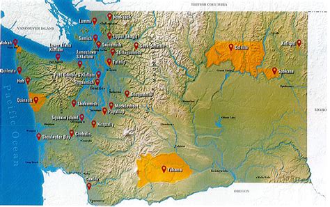 Yakama Reservation Map