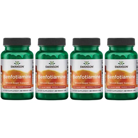 Swanson Benfotiamine Maximum Strength Mg Veg Caps Pack