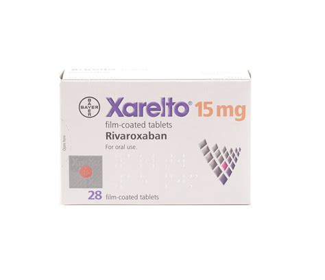 Xarelto 15mg 28 Tab S