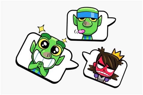 Clash Royale New Emotes, HD Png Download - kindpng