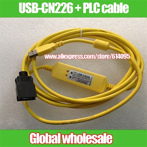 1pcs USB CN226 PLC Programming Cable For Omron CS CJ CQM1H CPM2C