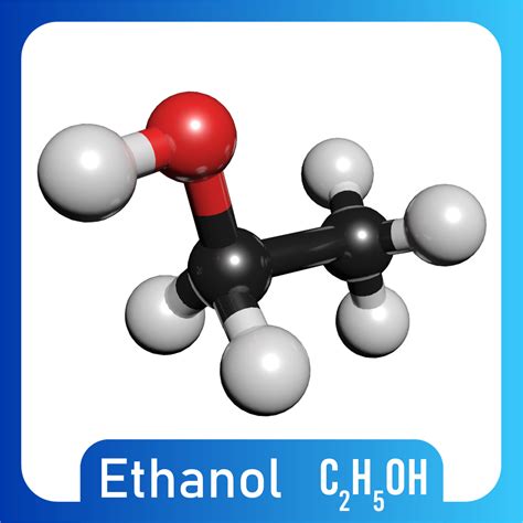 Isopropyl Alcohol Ball And Stick Model