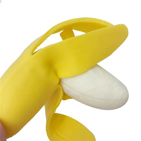 Juguete Kawaii de simulación Jumbo Banana para apretar Mochi curativo