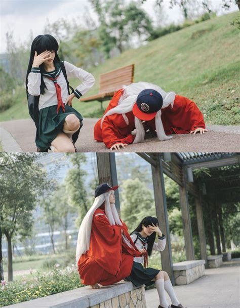 Super Cute Kagome And Inuyasha Cosplay Rinuyasha