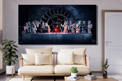 Star Wars Last Supper Poster Print Artstar Wars Last Supper - Etsy