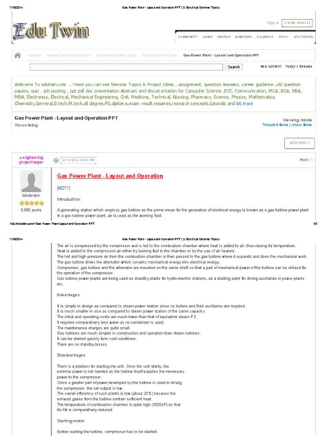 gas power plant layout  operation   electrical seminar