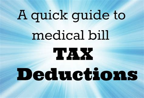 A List Of Medical Expenses You Can Deduct From Your Taxes My Modern