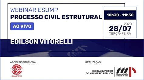 WEBINAR Processo Civil Estrutural teoria e prática YouTube