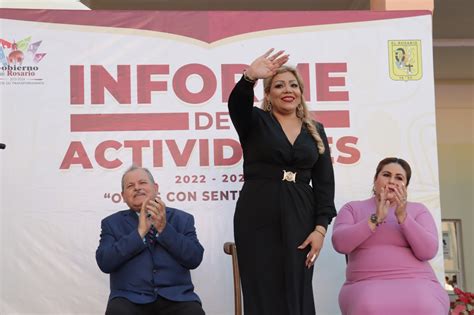 Rinde Claudia Valdez Su Segundo Informe De Actividades Del Gobierno De