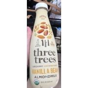 Three Trees Almondmilk Vanilla Bean Unsweetened Organic Calories