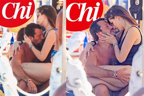 Elisa Isoardi E Matteo Salvini Foto Bollenti Della Coppia In Vacanza