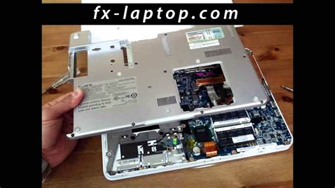 Disassembly Sony Vaio VGN CS215J Replacement Clean Take Apart