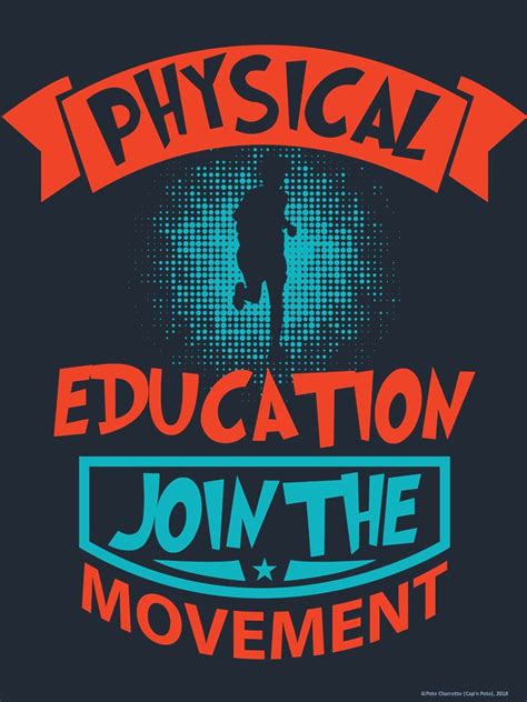 PE Advocacy Poster Bundle: 6 Physical Education Typography & Image Visuals | capnpetespowerpe