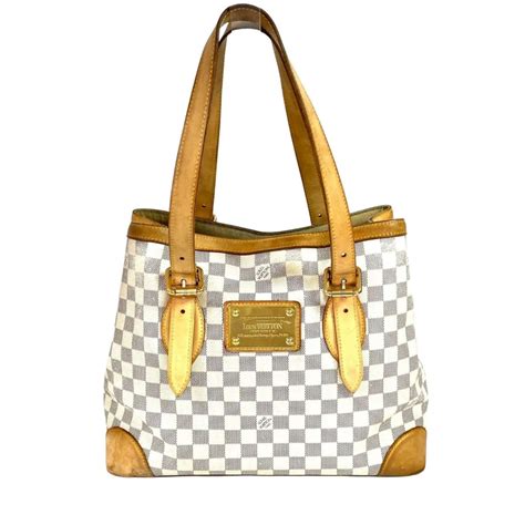 Bolsa Louis Vuitton Hampstead Mm Damier Azur Inffino Brech De Luxo