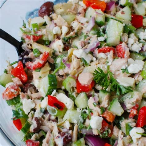 Mediterranean Tuna Salad Tasty Everyday