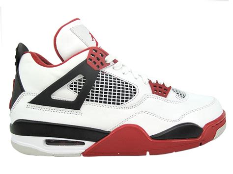 Air Jordan 4 Whitevarsity Red Black Another Look Sneakerfiles