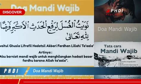 Ketahui Doa Mandi Wajib Yang Jarang Diketahui