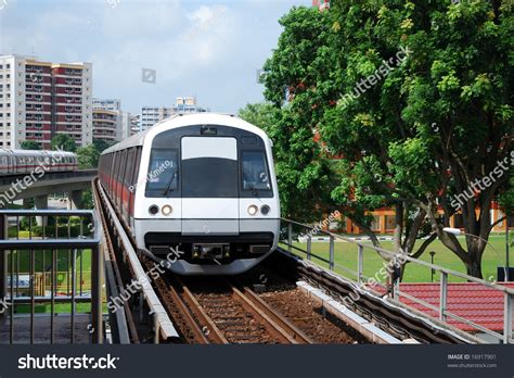 An Mrt Train In Singapore Stock Photo 16917901 Shutterstock