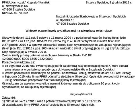 Podatnik Mo E Wnioskowa O Zwrot Wydatku Na Kas Archiwum Rzeczpospolitej