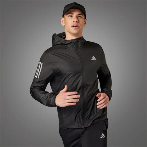 Men S Clothing Own The Run Jacket Black Adidas Egypt