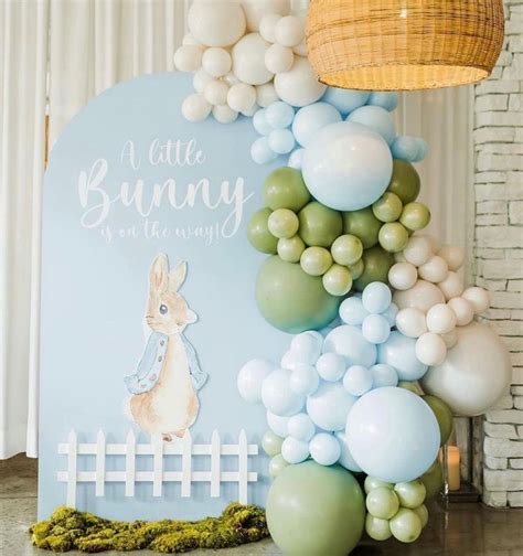 Rabbit Themed Baby Shower Baby Shower Fall Baby Shower Diy Baby