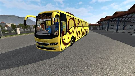 Bus Simulator Indonesia 4 In 1 Volvo B11r Facelift Bus National Travels