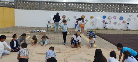 MURAL Las Flores Patio de Infantil CEIP PLÁCIDO FLEITAS