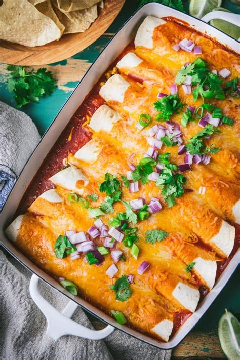 Easy Vegetarian Enchiladas The Seasoned Mom