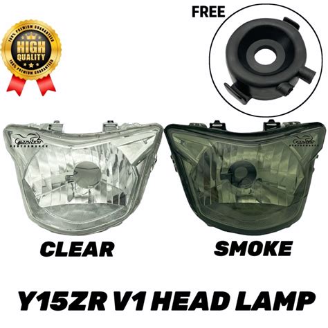 HEAD LAMP YAMAHA Y15 Y15ZR V1 EXCITER HEADLIGHT LAMPU DEPAN CLEAR