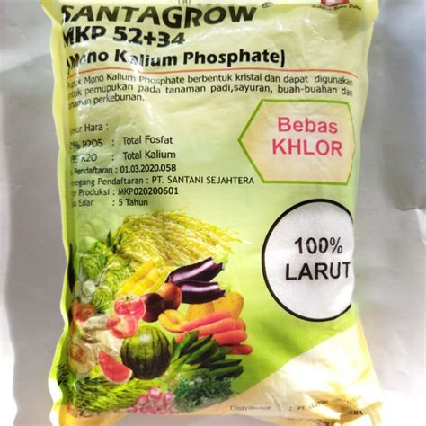 Jual Pupuk Mkp Santagrow Kg Pupuk Kalium Phospat Bunga Dan Buah