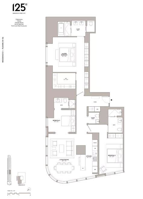 Floor Plan Design for Two Bedroom Apartments