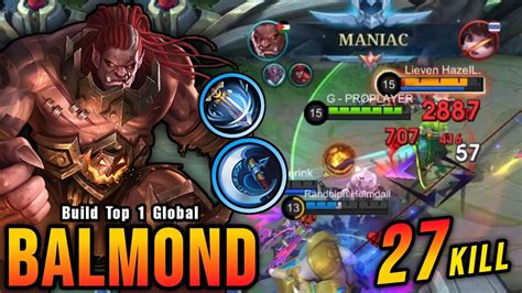 Kills Maniac New Op Build For Balmond Please Try Build Top