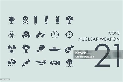 核兵器のアイコンを設定します アイコンセットのベクターアート素材や画像を多数ご用意 アイコンセット イラストレーション インパクト