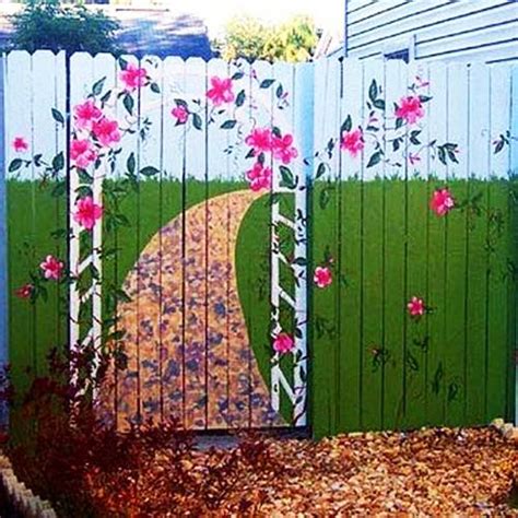 35 Terrific Backyard Fence Paint – Home, Family, Style and Art Ideas