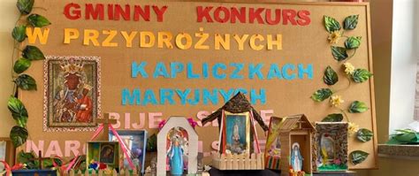 GMINNY KONKURS RELIGIJNO PLASTYCZNO HISTORYCZNY W KAPLICZKACH