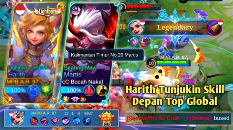 Solo Rank Ketemu Martis Top Global Harith Langsung Tunjukin Skillnya