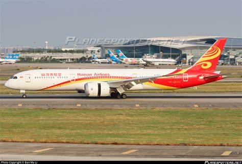 B 7837 Hainan Airlines Boeing 787 9 Dreamliner Photo By Ban Ma Li ID