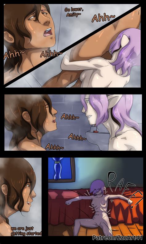 Rule 34 2girls Amity Blight Amity Blight Beta Brown Hair Canon Couple Comic Comic Page Cover