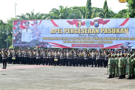 Pak Yes Pimpin Apel Pergeseran Pasukan Pengamanan Tahap Pungut Suara