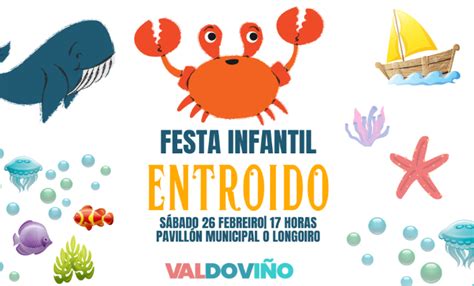 Fiesta infantil de Carnaval ambientada en los océanos Valdoviño