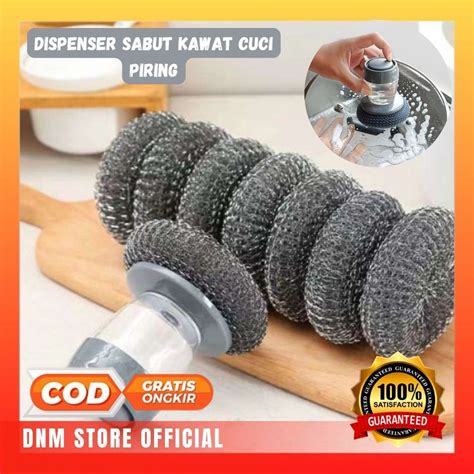 Jual Sikat Cuci Piring Almunium Sikat Sabut Serabut Kawat Dispenser