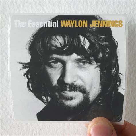 Waylon Jennings Ultimate Waylon Jennings Album Cover Sticker