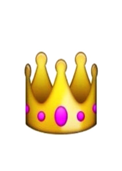 "crown emoji" by hoeirl | Redbubble